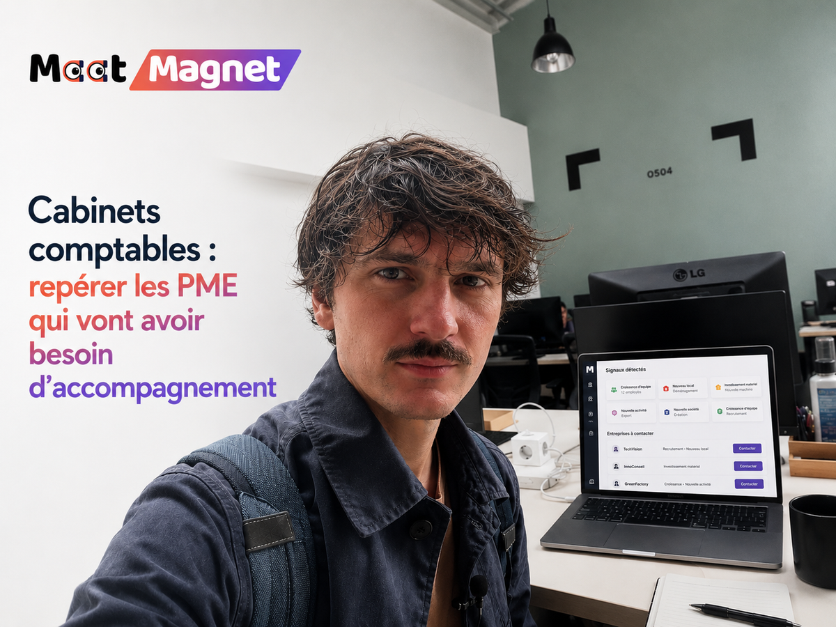 Cabinets comptables : repérer les PME qui vont avoir besoin d’accompagnement