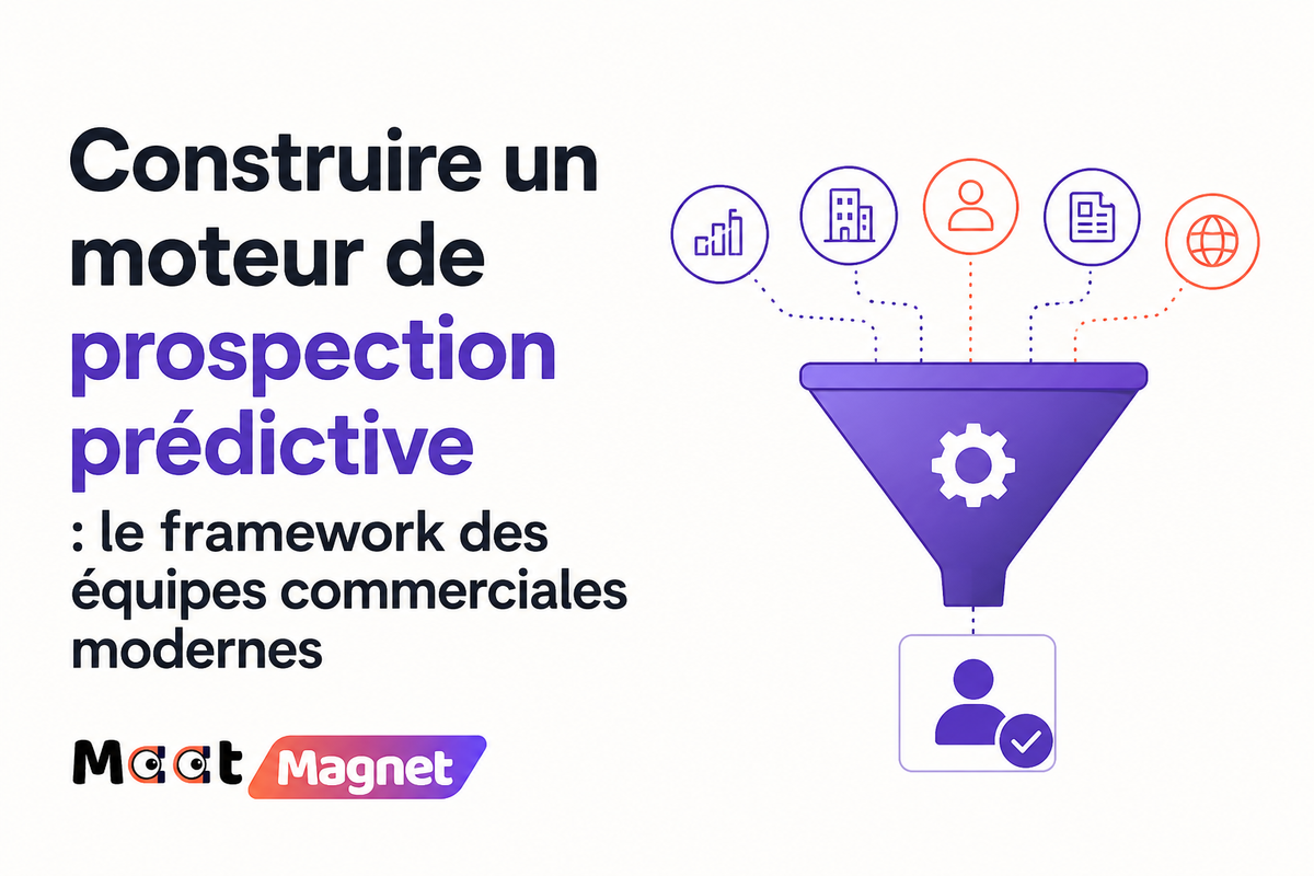 Construire un moteur de prospection prédictive : le framework des équipes commerciales modernes