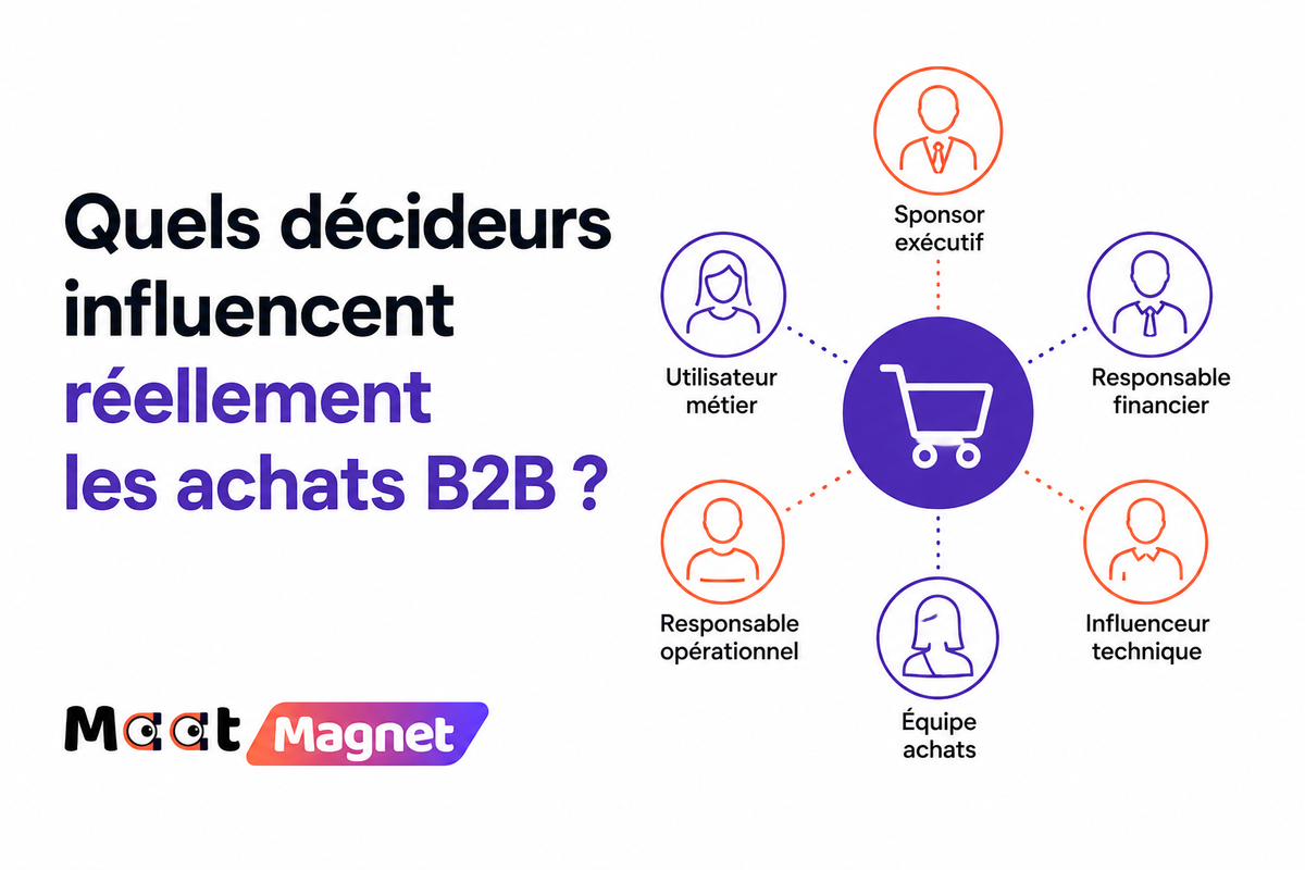 Quels décideurs influencent réellement les achats B2B ?
