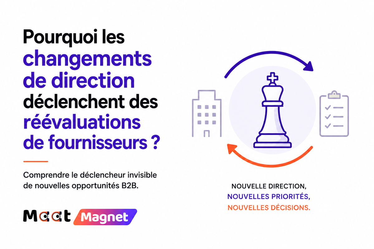 Pourquoi les changements de direction déclenchent des réévaluations de fournisseurs