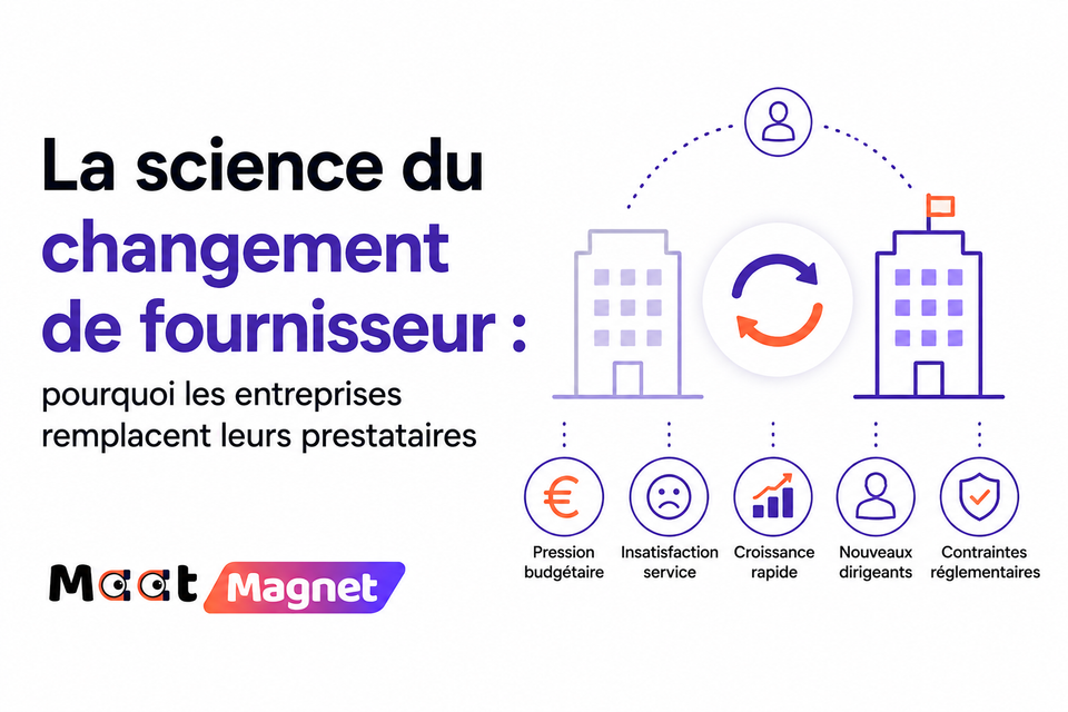 La science du changement de fournisseur : pourquoi les entreprises remplacent leurs prestataires