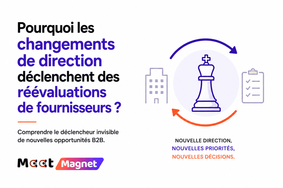 Pourquoi les changements de direction déclenchent des réévaluations de fournisseurs